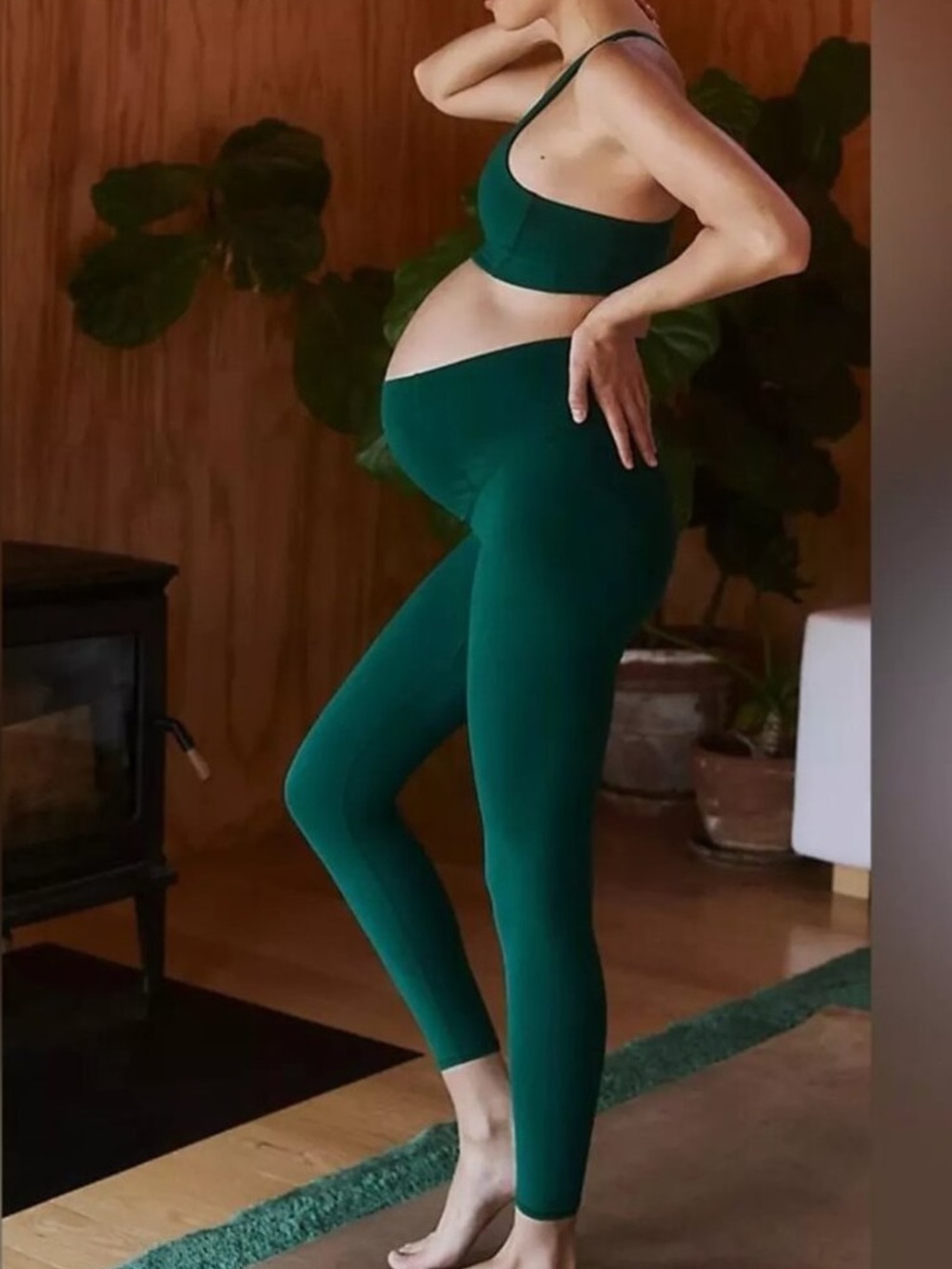FP Hatch Emerald Green Maternity Seamless Leggings